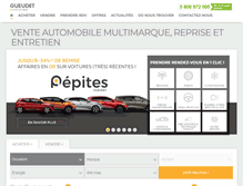 Tablet Screenshot of gueudet.fr